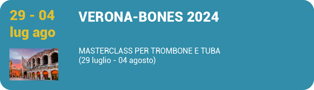 evento masterclass di trombone e tuba a verona 2024